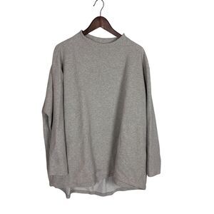 Lands' End Gray Textured Sweater Women's 2X